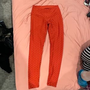 Futuristic red pants